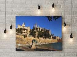 Leinwandbild Motiv: Palma Kathedrale
