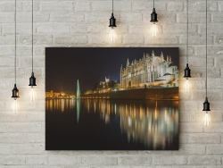 Acrylglasbild Motiv: Palma Kathedrale 2
